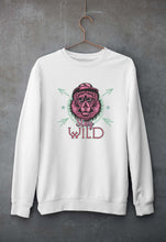 Load image into Gallery viewer, Stay Wild Unisex Sweatshirt for Men/Women-S(40 Inches)-White-Ektarfa.online
