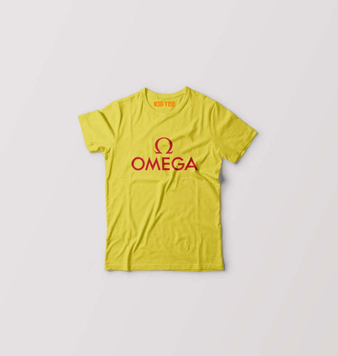 Omega Kids T-Shirt for Boy/Girl-Yellow-Ektarfa.online