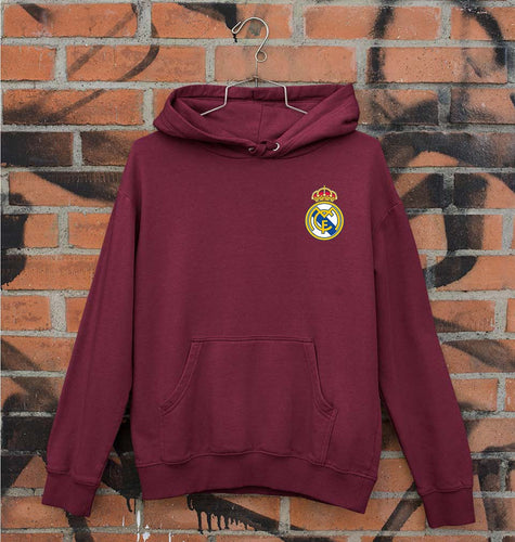 Real Madrid Logo Unisex Hoodie for Men/Women-Maroon-Ektarfa.online