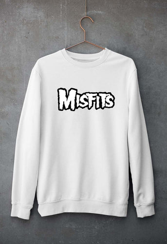 Misfits Unisex Sweatshirt for Men/Women-White-Ektarfa.online