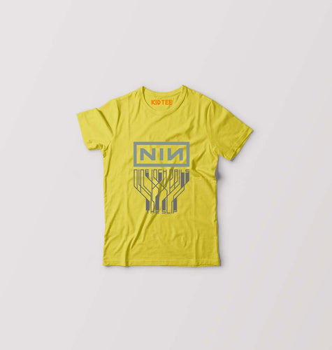 Nine Inch Nails Kids T-Shirt for Boy/Girl-Yellow-Ektarfa.online