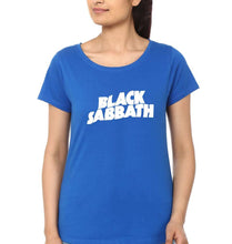 Load image into Gallery viewer, Black Sabbath T-Shirt for Women-XS(32 Inches)-Royal Blue-Ektarfa.online
