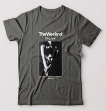 Load image into Gallery viewer, The Weeknd Trilogy T-Shirt for Men-S(38 Inches)-Charcoal-Ektarfa.online
