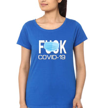 Load image into Gallery viewer, Covid 19 T-Shirt for Women-Royal Blue-Ektarfa.online
