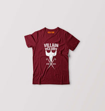 Load image into Gallery viewer, Villain Club Kids T-Shirt for Boy/Girl-0-1 Year(20 Inches)-Maroon-Ektarfa.online
