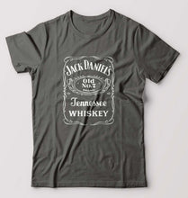 Load image into Gallery viewer, Jack Daniels T-Shirt for Men-S(38 Inches)-Charcoal-Ektarfa.online
