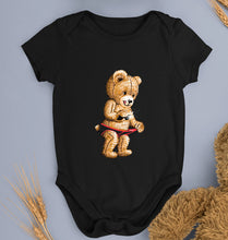 Load image into Gallery viewer, Domrebel Bear Kids Romper For Baby Boy/Girl-Black-Ektarfa.online
