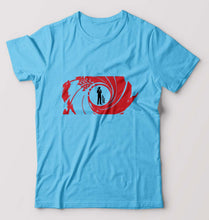 Load image into Gallery viewer, James Bond 007 T-Shirt for Men-Light Blue-Ektarfa.online

