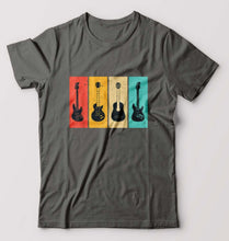 Load image into Gallery viewer, Guitar T-Shirt for Men-Charcoal-Ektarfa.online
