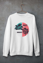 Load image into Gallery viewer, Sunset California Unisex Sweatshirt for Men/Women-S(40 Inches)-White-Ektarfa.online

