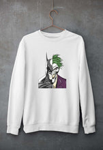 Load image into Gallery viewer, Batman Joker Unisex Sweatshirt for Men/Women-S(40 Inches)-White-Ektarfa.online
