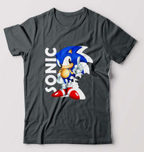 Load image into Gallery viewer, Sonic T-Shirt for Men-Steel grey-Ektarfa.online
