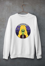 Load image into Gallery viewer, Alien Unisex Sweatshirt for Men/Women-White-Ektarfa.online
