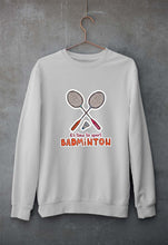 Load image into Gallery viewer, Badminton Unisex Sweatshirt for Men/Women-Grey Melange-Ektarfa.online
