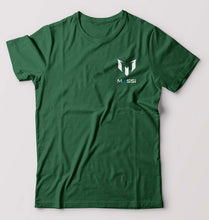 Load image into Gallery viewer, Messi New Logo T-Shirt for Men-S(38 Inches)-Bottle Green-Ektarfa.online
