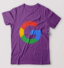 Load image into Gallery viewer, Google T-Shirt for Men-Purple-Ektarfa.online
