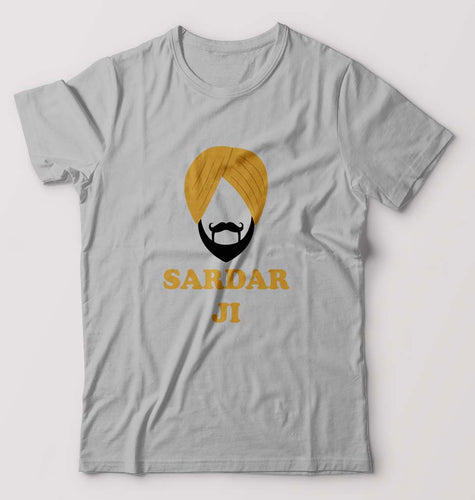 Sardar JI T-Shirt for Men-Grey Melange-Ektarfa.online