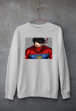 Load image into Gallery viewer, Minnal Murali Unisex Sweatshirt for Men/Women-Grey Melange-Ektarfa.online
