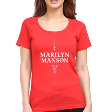 Load image into Gallery viewer, Marilyn Manson T-Shirt for Women-Red-Ektarfa.online
