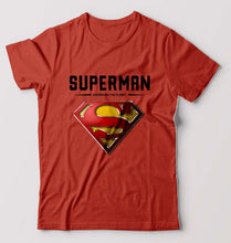 Load image into Gallery viewer, Superman Superhero T-Shirt for Men-Brick Red-Ektarfa.online
