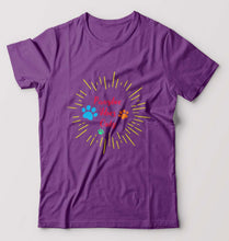 Load image into Gallery viewer, Dog Positive Vibes T-Shirt for Men-Purple-Ektarfa.online
