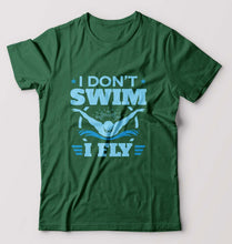 Load image into Gallery viewer, Swim T-Shirt for Men-Bottle Green-Ektarfa.online
