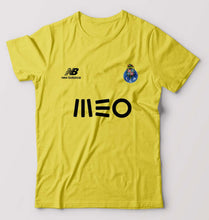 Load image into Gallery viewer, FC Porto 2021-22 T-Shirt for Men-S(38 Inches)-Yellow-Ektarfa.online

