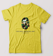 Load image into Gallery viewer, A Bathing Ape T-Shirt for Men-Yellow-Ektarfa.online
