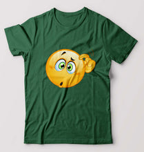 Load image into Gallery viewer, Emoji T-Shirt for Men-Bottle Green-Ektarfa.online
