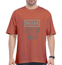Load image into Gallery viewer, Nine Inch Nails Oversized T-Shirt for Men-Coral-Ektarfa.online
