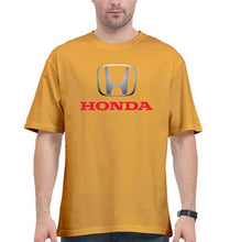 Load image into Gallery viewer, Honda Oversized T-Shirt for Men-Golden Yellow-Ektarfa.online
