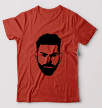 Load image into Gallery viewer, Virat Kohli T-Shirt for Men-Brick Red-Ektarfa.online
