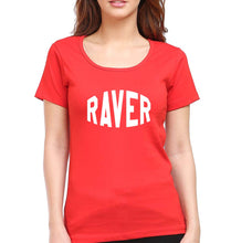 Load image into Gallery viewer, Raver T-Shirt for Women-XS(32 Inches)-Red-Ektarfa.online
