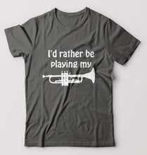 Load image into Gallery viewer, Trumpet Love T-Shirt for Men-Charcoal-Ektarfa.online
