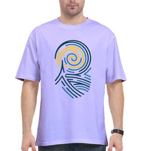 Load image into Gallery viewer, Vincent van Gogh Oversized T-Shirt for Men-Lavender-Ektarfa.online
