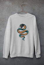 Load image into Gallery viewer, Snake Unisex Sweatshirt for Men/Women-Grey Melange-Ektarfa.online
