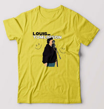 Load image into Gallery viewer, Louis Tomlinson T-Shirt for Men-Yellow-Ektarfa.online
