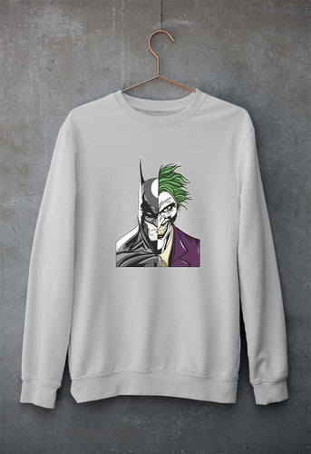 Batman Joker Unisex Sweatshirt for Men/Women-Grey Melange-Ektarfa.online