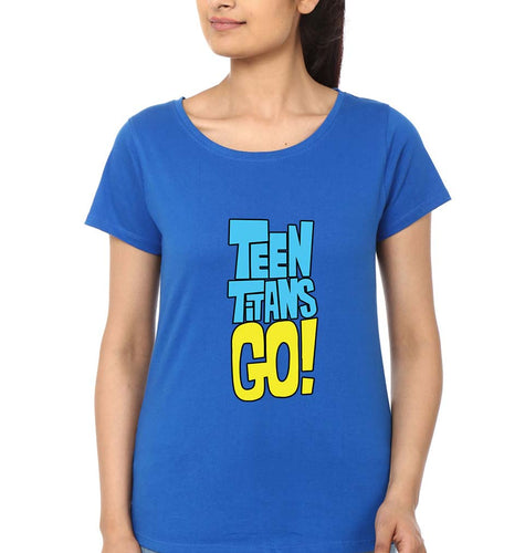 Teen Titans Go! T-Shirt for Women-Royal Blue-Ektarfa.online