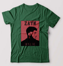 Load image into Gallery viewer, Zayn Malik T-Shirt for Men-S(38 Inches)-Dark Green-Ektarfa.online
