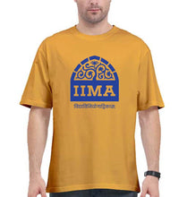 Load image into Gallery viewer, IIMA Ahmedabad Oversized T-Shirt for Men-Golden Yellow-Ektarfa.online
