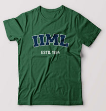 Load image into Gallery viewer, IIM Lucknow T-Shirt for Men-S(38 Inches)-Bottle Green-Ektarfa.online
