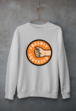 Load image into Gallery viewer, Orange Cassidy - Freshly Squeezed Friends Unisex Sweatshirt for Men/Women-S(40 Inches)-Grey Melange-Ektarfa.online
