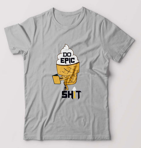 Shit T-Shirt for Men-Grey Melange-Ektarfa.online