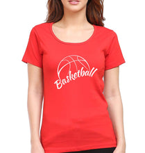 Load image into Gallery viewer, NBA Basketball T-Shirt for Women-Red-Ektarfa.online
