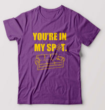 Load image into Gallery viewer, Sheldon Cooper The Big Bang Theory T-Shirt for Men-S(38 Inches)-Purple-Ektarfa.online
