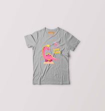 Load image into Gallery viewer, Dinosaur Kids T-Shirt for Boy/Girl-0-1 Year(20 Inches)-Grey-Ektarfa.online
