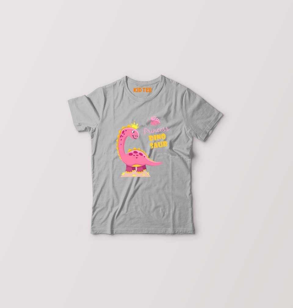 Dinosaur Kids T-Shirt for Boy/Girl-0-1 Year(20 Inches)-Grey-Ektarfa.online