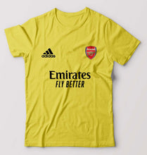 Load image into Gallery viewer, Arsenal 2021-22 T-Shirt for Men-S(38 Inches)-Yellow-Ektarfa.online
