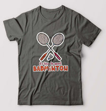 Load image into Gallery viewer, Badminton T-Shirt for Men-Charcoal-Ektarfa.online

